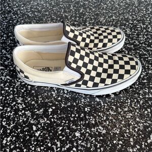 Vans Classic Checkerboard Slip-Ons